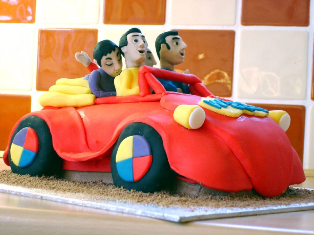 wiggles birthday cake