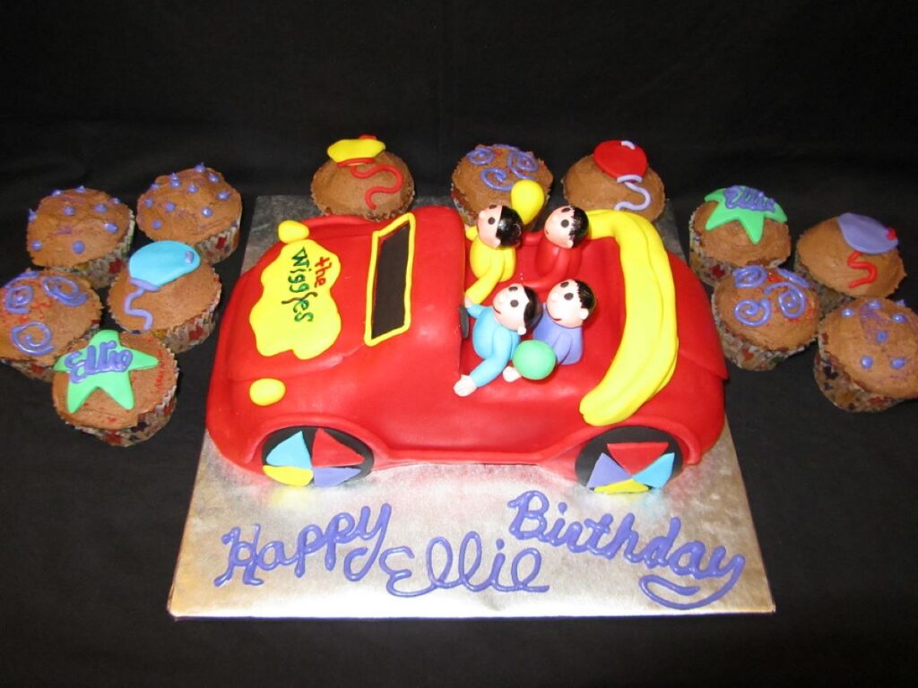 wiggles birthday cake